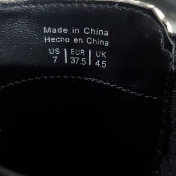 Spring snake skin design arch support zone heeled boots - Picture 4 of 4